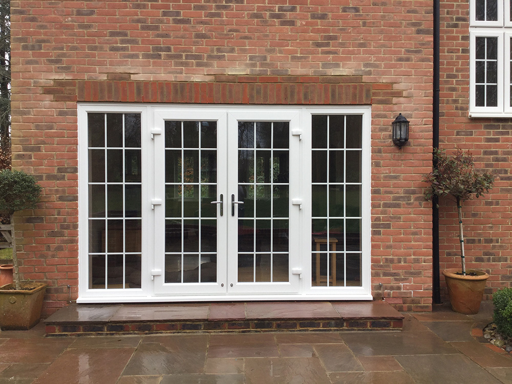 Two sets of French doors amended to one set of French doors After Facelift